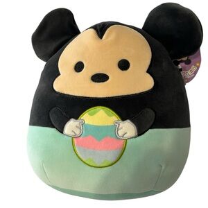 SQUISHMALLOW Disney 10” Mickey Mouse Holding Egg Plush Ultra Soft Toy